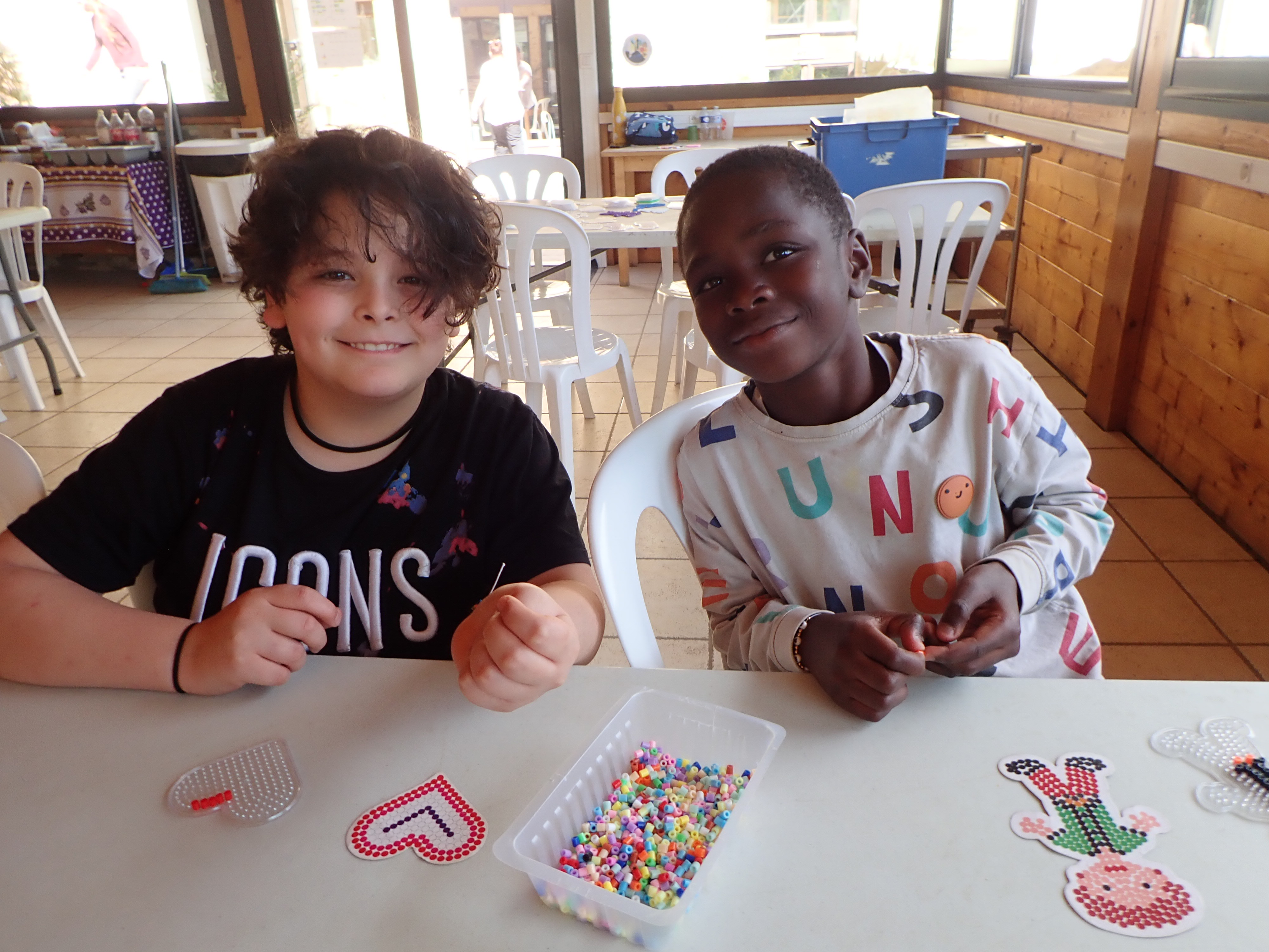 Photo d'activités manuelles au Moulin du Roy